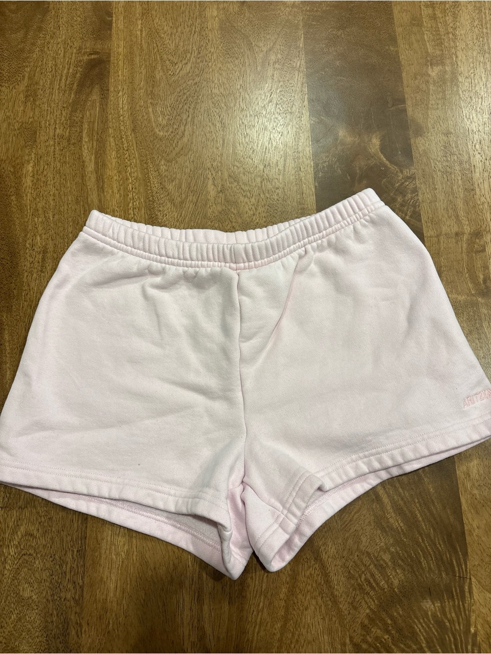 Aritzia Light Pink Cozy Cotton Shorts
